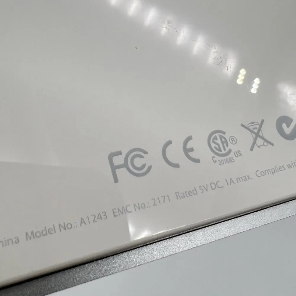 Genuine Apple USB Wired Keyboard with Numeric Keypad A1243 - TESTED WORKING